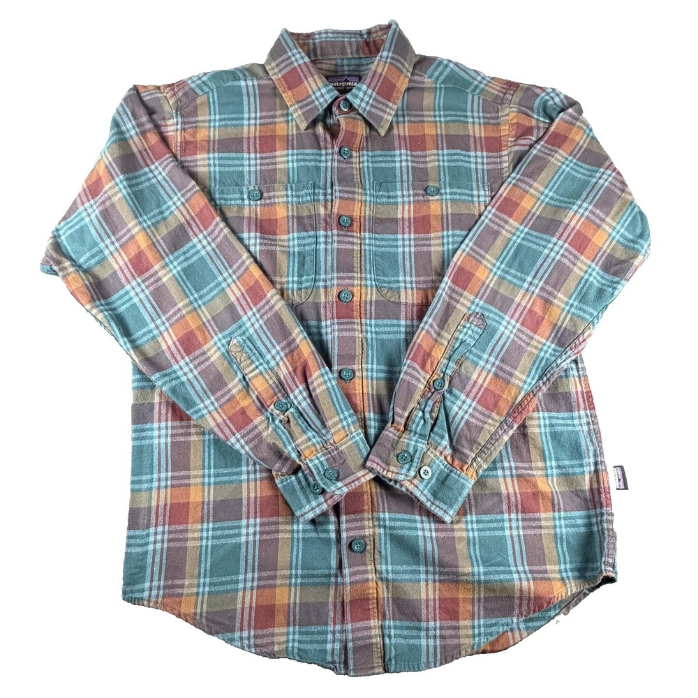 Patagonia Shirt Mens XS Multicolor Plaid Flannel Long Sleeve Button Up Casual